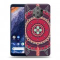 Дизайнерский силиконовый чехол для Nokia 9 PureView Индийские Монограммы