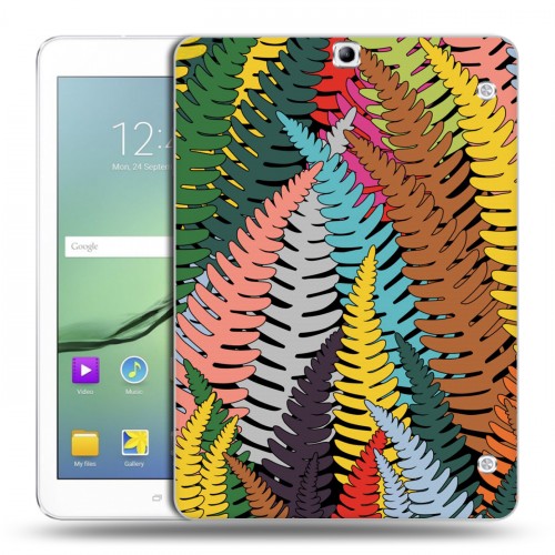 Дизайнерский силиконовый чехол для Samsung Galaxy Tab S2 9.7 Заросли папоротника