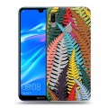 Дизайнерский пластиковый чехол для Huawei Y6 (2019) Заросли папоротника