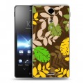 Дизайнерский пластиковый чехол для Sony Xperia TX Заросли папоротника