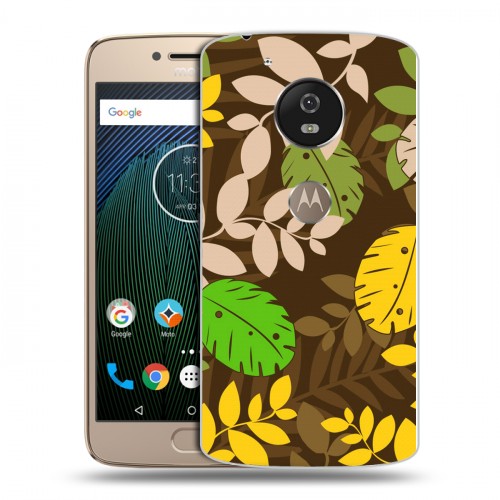 Дизайнерский пластиковый чехол для Motorola Moto G5s Заросли папоротника