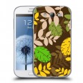 Дизайнерский пластиковый чехол для Samsung Galaxy Grand Заросли папоротника