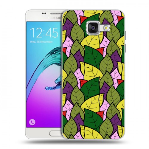 Дизайнерский силиконовый чехол для Samsung Galaxy A5 (2016) Заросли папоротника