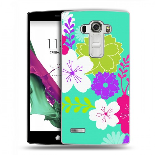Дизайнерский пластиковый чехол для LG G4 S Цветы кимоно