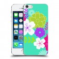 Дизайнерский пластиковый чехол для Iphone 5s Цветы кимоно