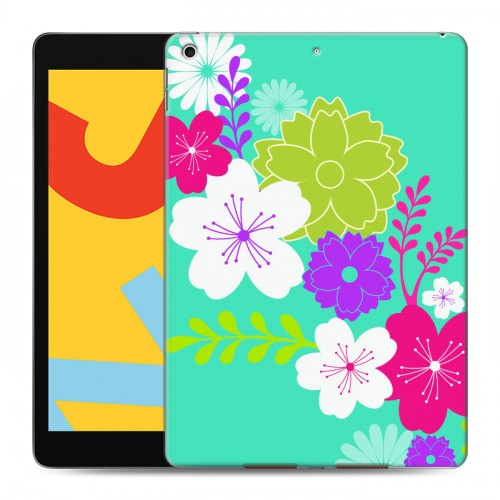 Дизайнерский силиконовый чехол для Ipad 10.2 (2019) Цветы кимоно