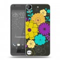 Дизайнерский пластиковый чехол для HTC Desire 530 Цветы кимоно