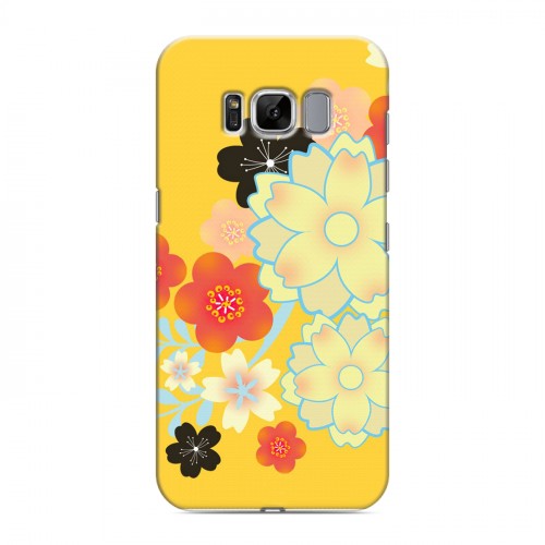 Дизайнерский силиконовый чехол для Samsung Galaxy S8 Цветы кимоно