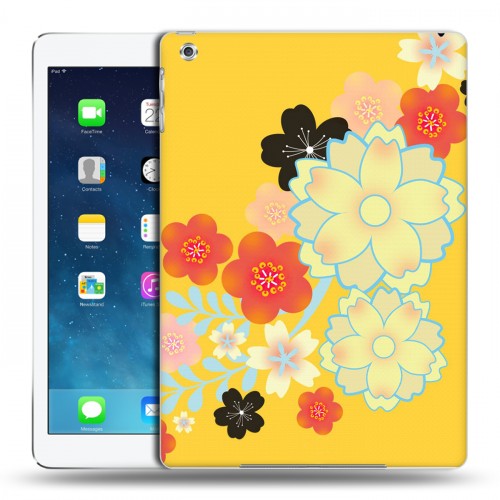 Дизайнерский силиконовый чехол для Ipad Air Цветы кимоно