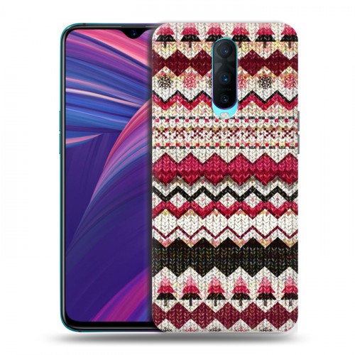 Дизайнерский пластиковый чехол для OPPO RX17 Pro Текстура свитера