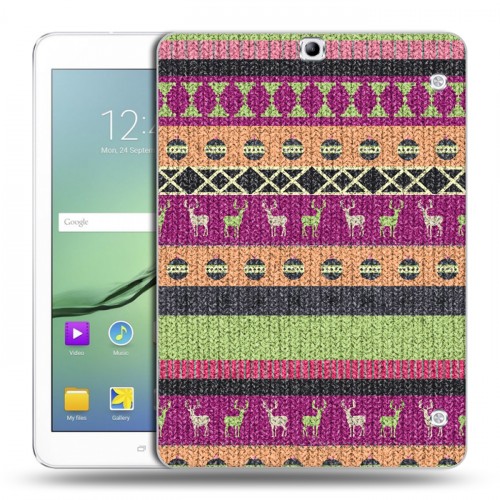 Дизайнерский силиконовый чехол для Samsung Galaxy Tab S2 9.7 Текстура свитера