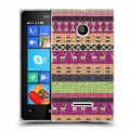 Дизайнерский пластиковый чехол для Microsoft Lumia 435 Текстура свитера