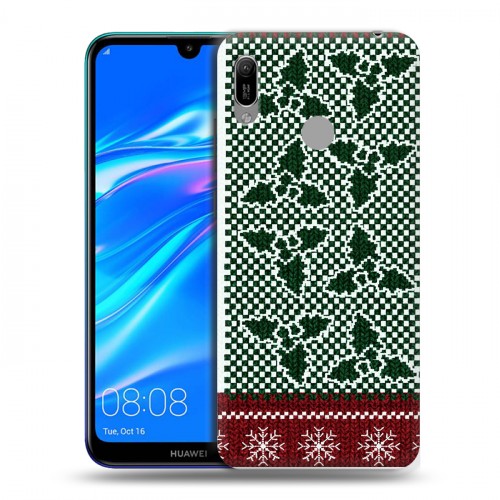 Дизайнерский пластиковый чехол для Huawei Y6 (2019) Текстура свитера