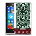 Дизайнерский пластиковый чехол для Microsoft Lumia 435 Текстура свитера