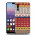 Дизайнерский силиконовый с усиленными углами чехол для Huawei P20 Pro Текстура свитера