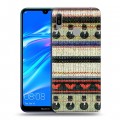 Дизайнерский пластиковый чехол для Huawei Y6 (2019) Текстура свитера