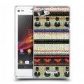 Дизайнерский пластиковый чехол для Sony Xperia L Текстура свитера