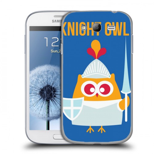 Дизайнерский пластиковый чехол для Samsung Galaxy Grand Маленькие совята