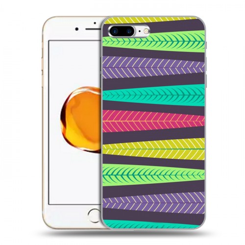 Дизайнерский силиконовый чехол для Iphone 7 Plus / 8 Plus Царство листьев