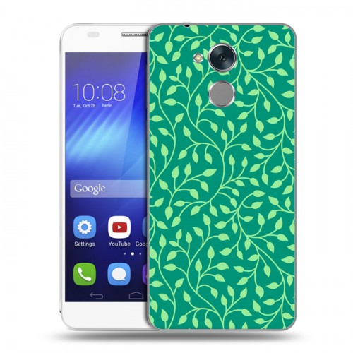 Дизайнерский пластиковый чехол для Huawei Honor 6C Царство листьев