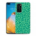 Дизайнерский пластиковый чехол для Huawei P40 Царство листьев