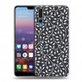 Дизайнерский силиконовый с усиленными углами чехол для Huawei P20 Pro Царство листьев