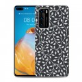 Дизайнерский силиконовый с усиленными углами чехол для Huawei P40 Царство листьев