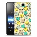 Дизайнерский пластиковый чехол для Sony Xperia TX Царство листьев