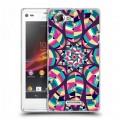 Дизайнерский пластиковый чехол для Sony Xperia L Царство листьев