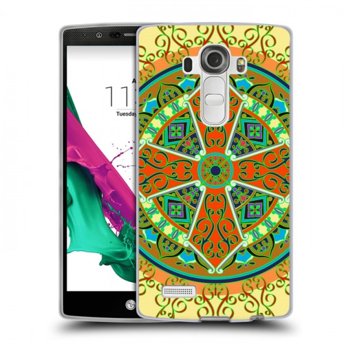 Дизайнерский силиконовый чехол для LG G4 Кислотные мандалы