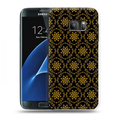 Дизайнерский силиконовый с усиленными углами чехол для Samsung Galaxy S7 Современное барокко