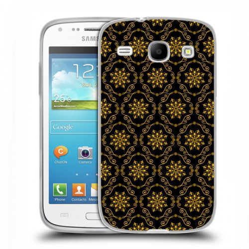 Дизайнерский силиконовый чехол для Samsung Galaxy Core Современное барокко