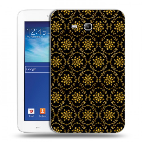 Дизайнерский силиконовый чехол для Samsung Galaxy Tab 3 Lite Современное барокко