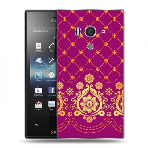 Дизайнерский пластиковый чехол для Sony Xperia acro S Современное барокко