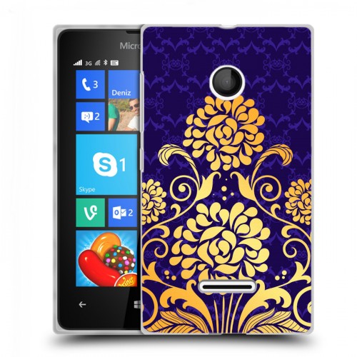 Дизайнерский пластиковый чехол для Microsoft Lumia 435 Современное барокко