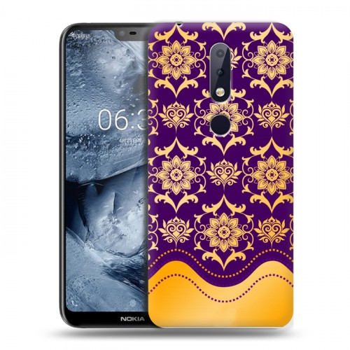 Дизайнерский пластиковый чехол для Nokia 6.1 Plus Современное барокко