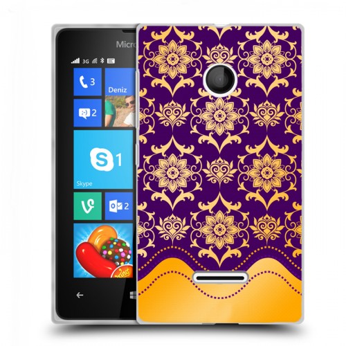 Дизайнерский пластиковый чехол для Microsoft Lumia 435 Современное барокко