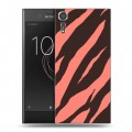 Дизайнерский пластиковый чехол для Sony Xperia XZs Узоры шкур