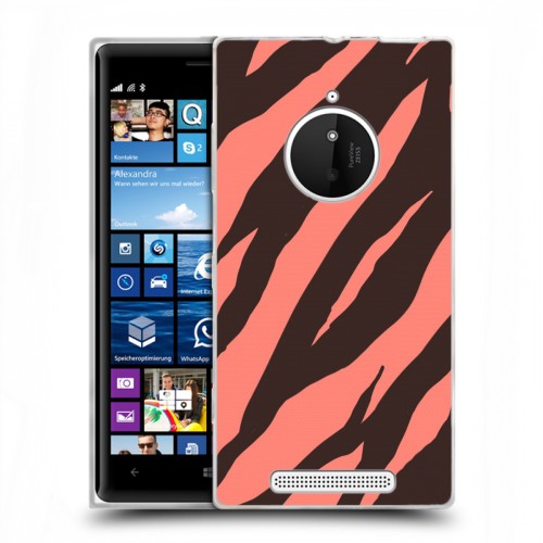 Дизайнерский пластиковый чехол для Nokia Lumia 830 Узоры шкур