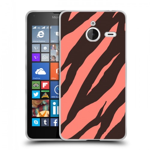 Дизайнерский пластиковый чехол для Microsoft Lumia 640 XL Узоры шкур