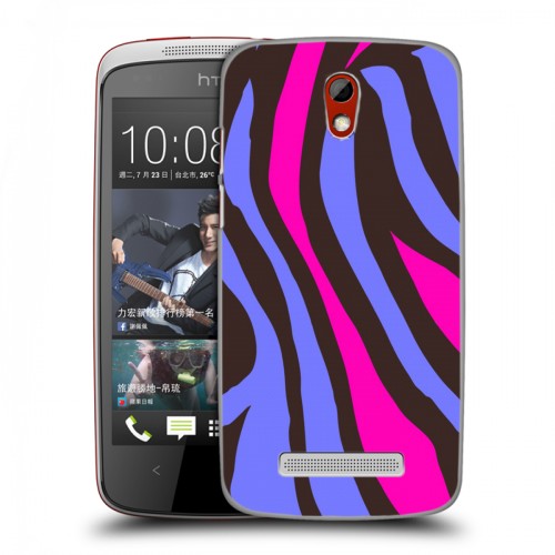 Дизайнерский пластиковый чехол для HTC Desire 500 Узоры шкур