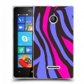 Дизайнерский пластиковый чехол для Microsoft Lumia 435 Узоры шкур