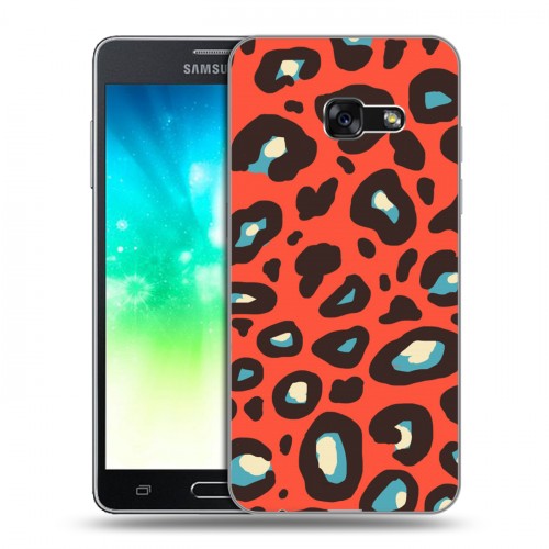 Дизайнерский силиконовый с усиленными углами чехол для Samsung Galaxy A3 (2017) Узоры шкур