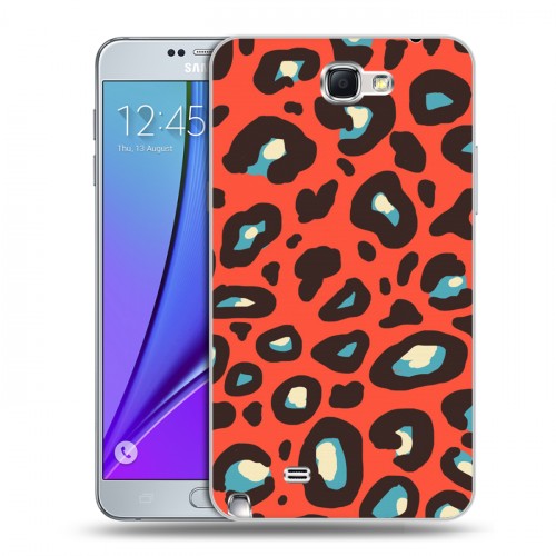 Дизайнерский пластиковый чехол для Samsung Galaxy Note 2 Узоры шкур