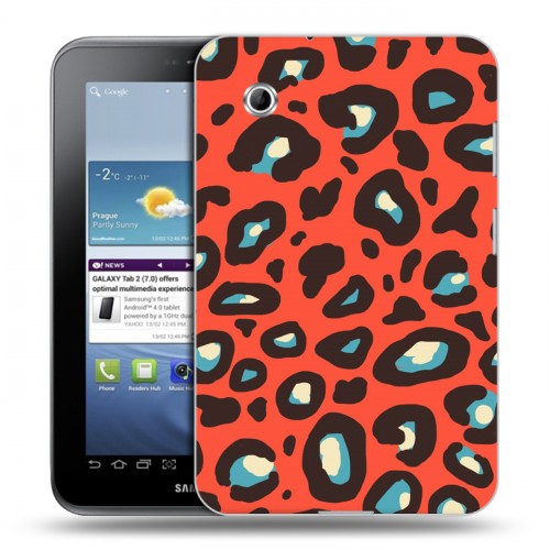 Дизайнерский силиконовый чехол для Samsung Galaxy Tab 2 7.0 Узоры шкур