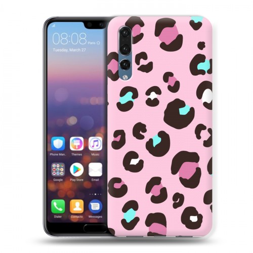 Дизайнерский силиконовый с усиленными углами чехол для Huawei P20 Pro Узоры шкур