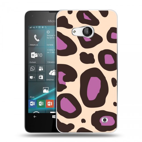 Дизайнерский пластиковый чехол для Microsoft Lumia 550 Узоры шкур
