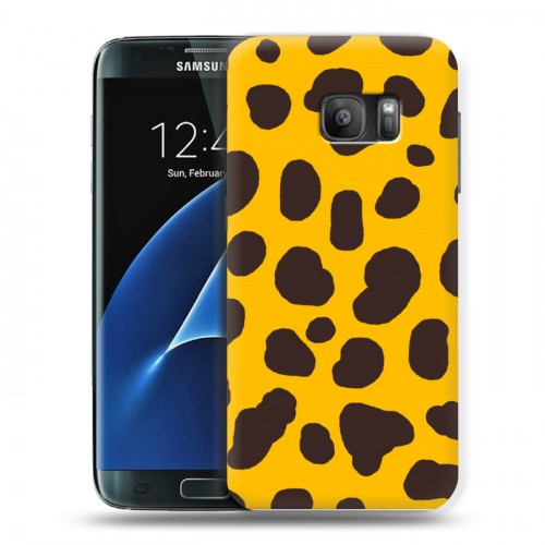 Дизайнерский силиконовый с усиленными углами чехол для Samsung Galaxy S7 Узоры шкур