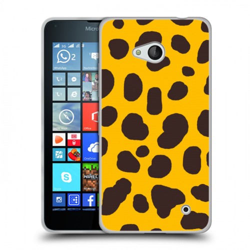 Дизайнерский пластиковый чехол для Microsoft Lumia 640 Узоры шкур