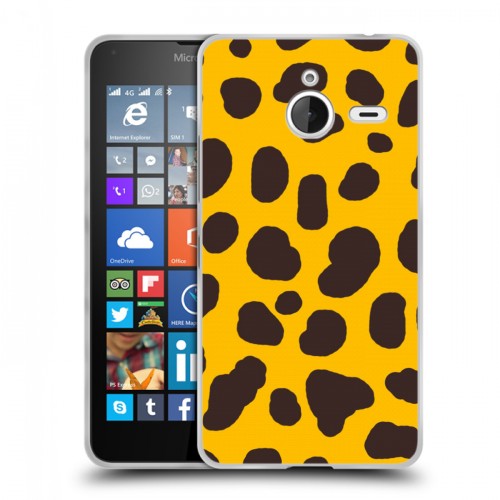 Дизайнерский пластиковый чехол для Microsoft Lumia 640 XL Узоры шкур